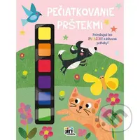 Pečiatkovanie prstíkmi: Zvieratká - kniha z kategorie Omalovánky, vystřihovánky, papír