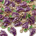 Autumn Theme Alloy Enamel Pendants