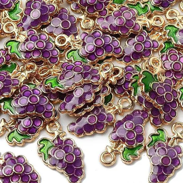 Autumn Theme Alloy Enamel Pendants