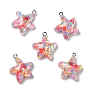 Transparent Resin Pendants