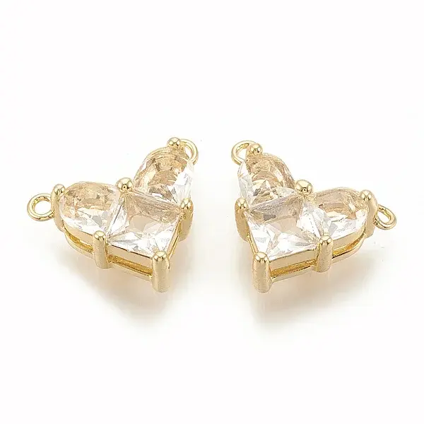 Brass Cubic Zirconia Charms
