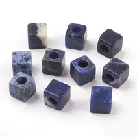 Natural Sodalite European Beads