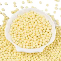 Opaque Baking Painted Glass Beads