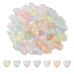 Rainbow Iridescent Plating Acrylic Beads