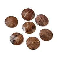 Spray Painted Natural Akoya Shell Pendants