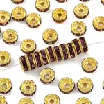 Brass Grade A Rhinestone Spacer Beads