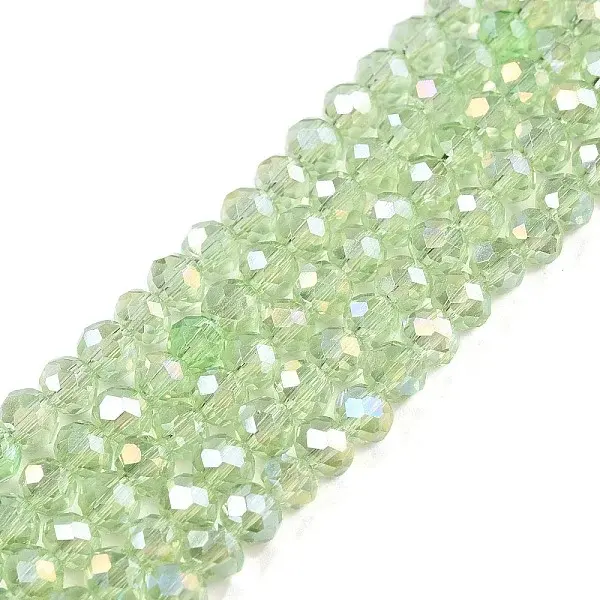 Electroplate Glass Beads Strands