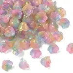 Transparent Glass Beads Caps