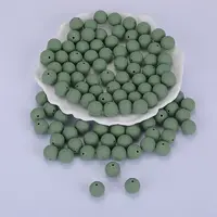 Round Silicone Focal Beads