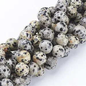 Natural Dalmatian Jasper Beads Strands