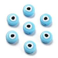 Opaque Printed Acrylic Beads