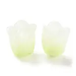 3-Petal Opaque Acrylic Bead Caps