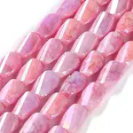 Ombre Effect Dyed Glass Beads Strands