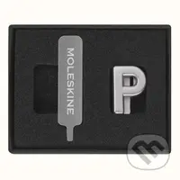 Moleskine  - ozdoba na zápisník – písmeno P