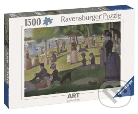 Georges Seurat: Nedělní odpoledne na ostrově Grande Jatte - puzzle z kategorie Umělecké