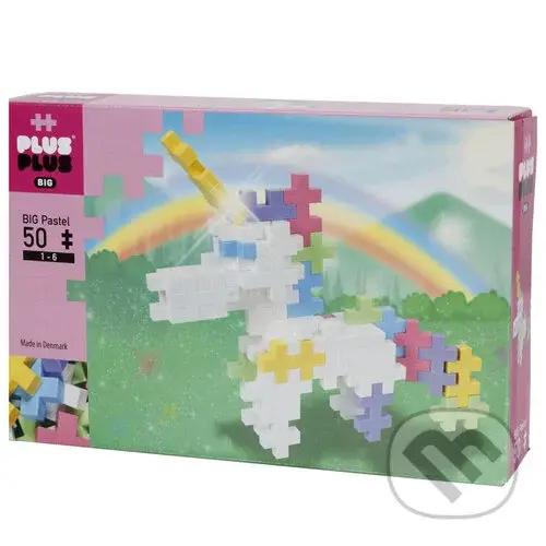 Plus-Plus BIG Pastel Jednorožec (50 ks) - hra z kategorie Ostatné