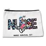 Double Printed Canvas Cloth Cosmetic Bags