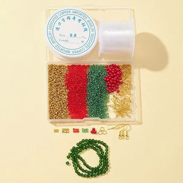 DIY Christmas Earring Bracelet Making Kit