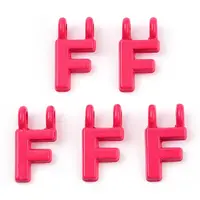 Rack Plating Spray Painted Alloy 2-Loop Link Pendants