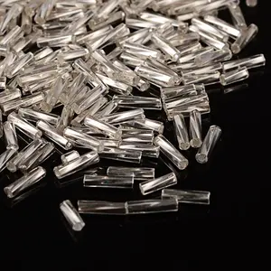 Glass Twist Bugles Seed Beads