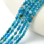 Natural Stripe Agate Beads Strands