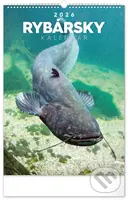 NOTIQUE Nástenný kalendár Rybársky 2026