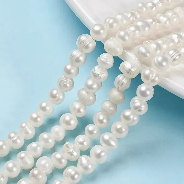 Natural Cultured Freshwater Pearl Beads Strands