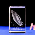 3D Inner Carved Sea Animal Glass Ornaments