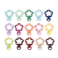 Spray Painted Alloy Swivel Snap Hook Clasps