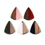 Resin & Walnut Wood Pendants