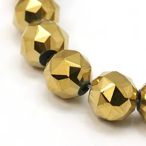 Electroplate Glass Beads Strands