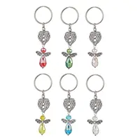 Glass & Alloy Keychain
