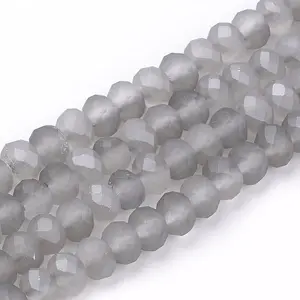 Electroplate Glass Beads Strands