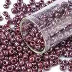 6/0 Opaque Colors Lustered Round Glass Seed Beads