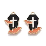 Halloween Theme Rack Plating Alloy Enamel Pendants