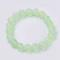 Natural Jade Beaded Stretch Bracelet
