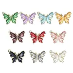 10Pcs Rack Plating Alloy Enamel Pendants