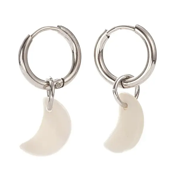 304 Stainless Steel Huggie Hoop Earrings