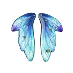 2Pcs Transparent Epoxy Resin Pendants