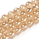 Electroplate Glass Bead Strands