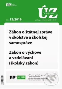 Úplné znenia zákonov 12/2019 (Zákon o štátnej správe v školstve a školskej samospráve / Zákon o výchove a vzdelávaní (školský zákon))