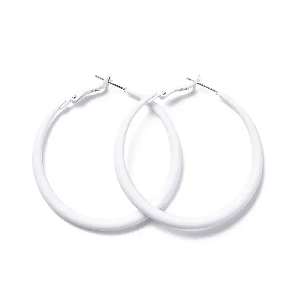 Alloy Big Hoop Earrings for Women