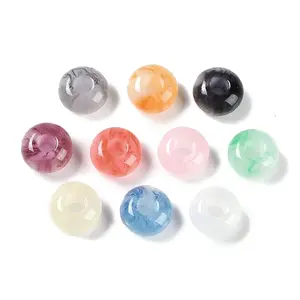 Two Tone Resin European Beads