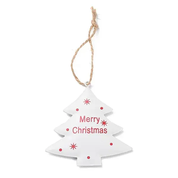 Christmas Theme Iron Big Pendant Decoration