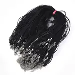 Waxed Cord and Organza Ribbon Necklace Making