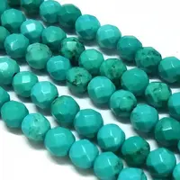 Natural Howlite Round Beads Strands