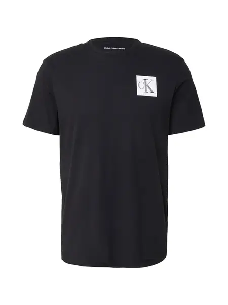 Calvin Klein Jeans Tričko  čierna / biela