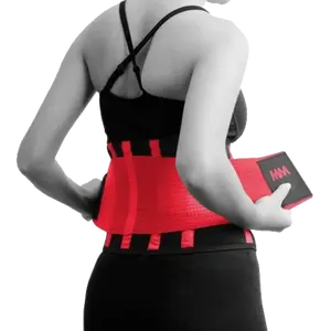 MADMAX MFA-277 SLIMMING BELT - Black/Rubine Red, L