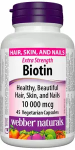 WEBBER NATURALS Biotin 10 000 mcg