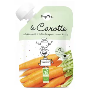 POPOTE Kapsička mrkva 120 g, 4+